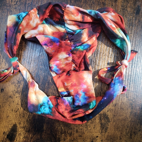 EUC fused hawaii Small Aloha scrunch butt bikini bottom Expand Your Soul - Picture 5 of 8